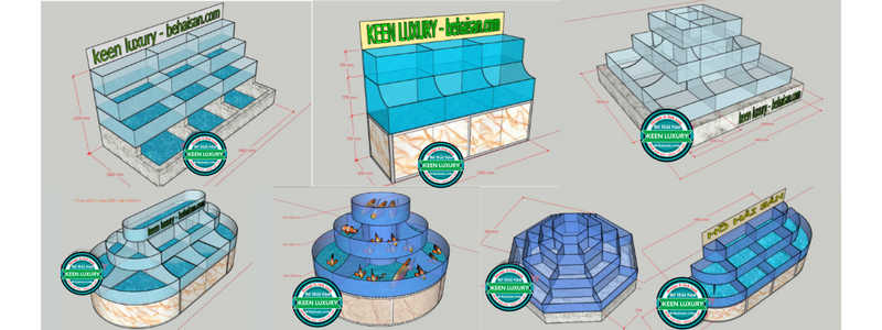 các loại bể hồ hải sản